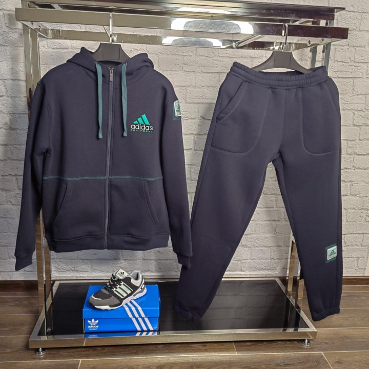 Костюм спортивный теплый Adidas EQUIPMENT (Dark Na