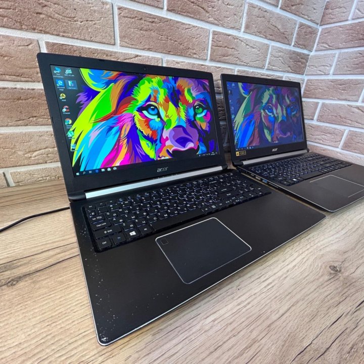 Два металлических acer 7 A715(core I5+GTX 1050)