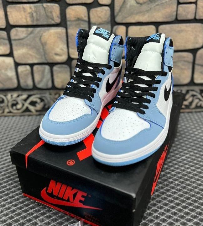 Кроссовки Nike Air Jordan 1 Blue (41-45)