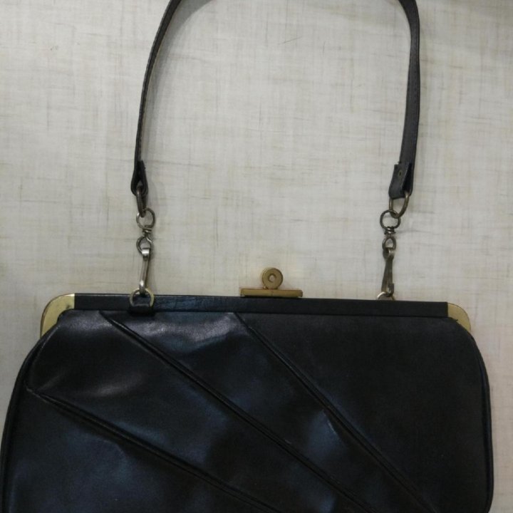 Сумочка ретро кожа