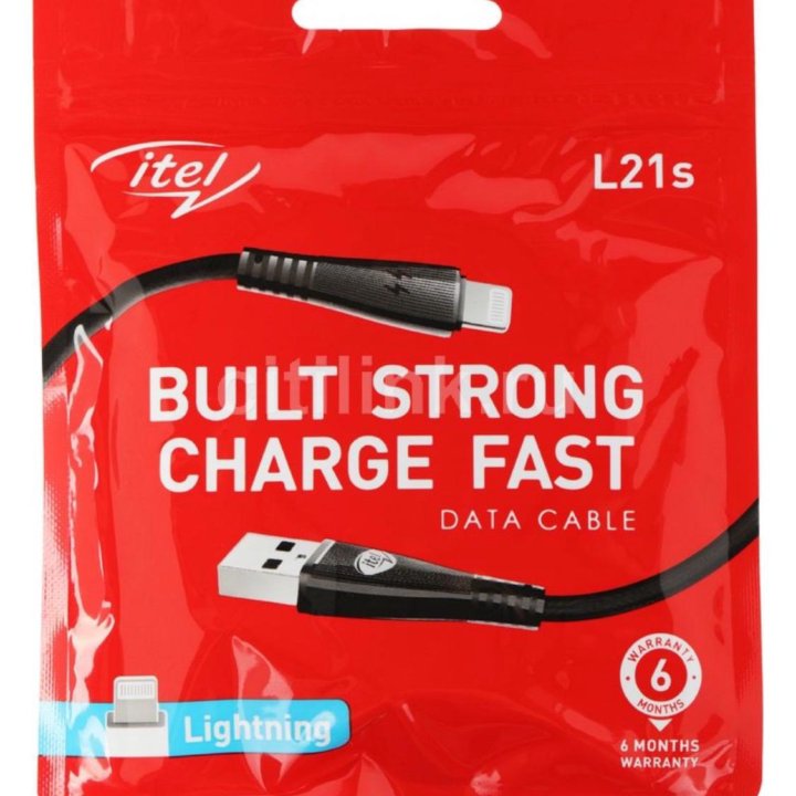 Кабель ITEL Lightning-USB 1м