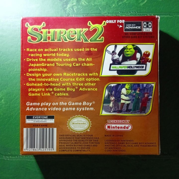 Shrek 2: Nintendo Game Boy Advance Activision