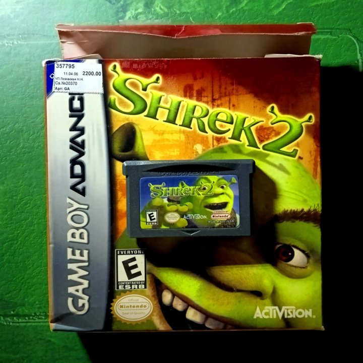 Shrek 2: Nintendo Game Boy Advance Activision