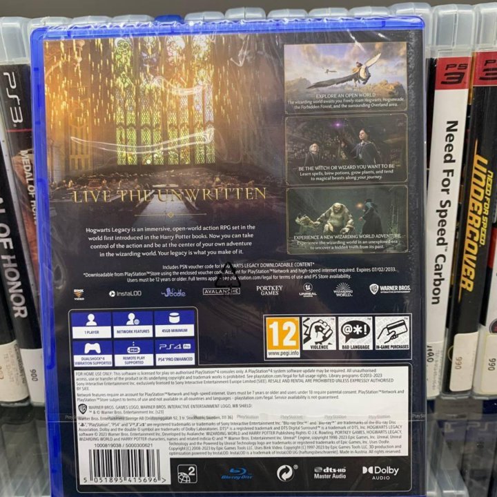 Hogwarts Legacy (PS4, Новый, Русские субтитры)