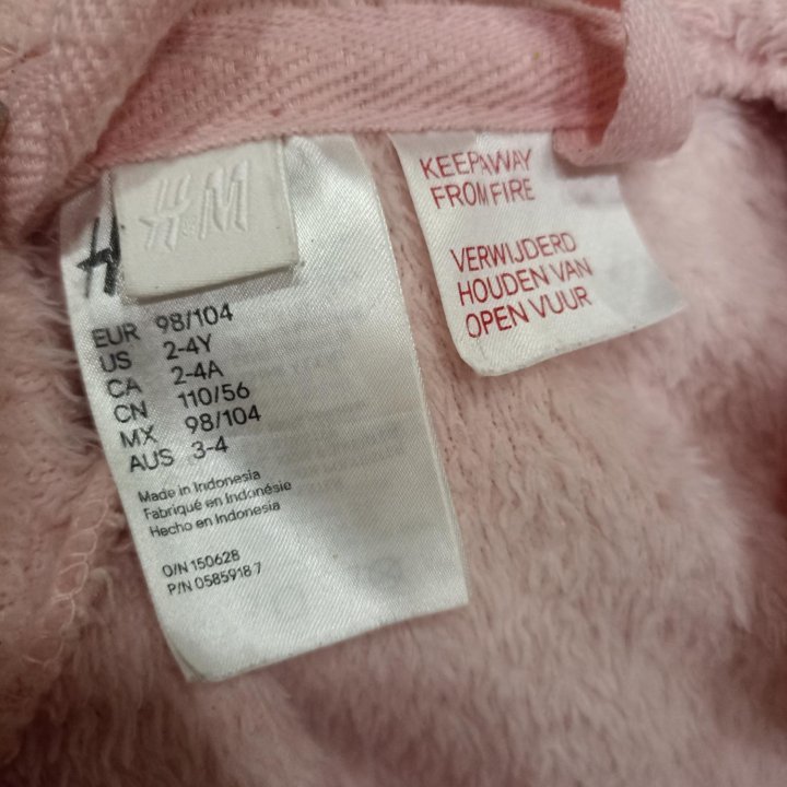 Халат  H&M 4-5 леь