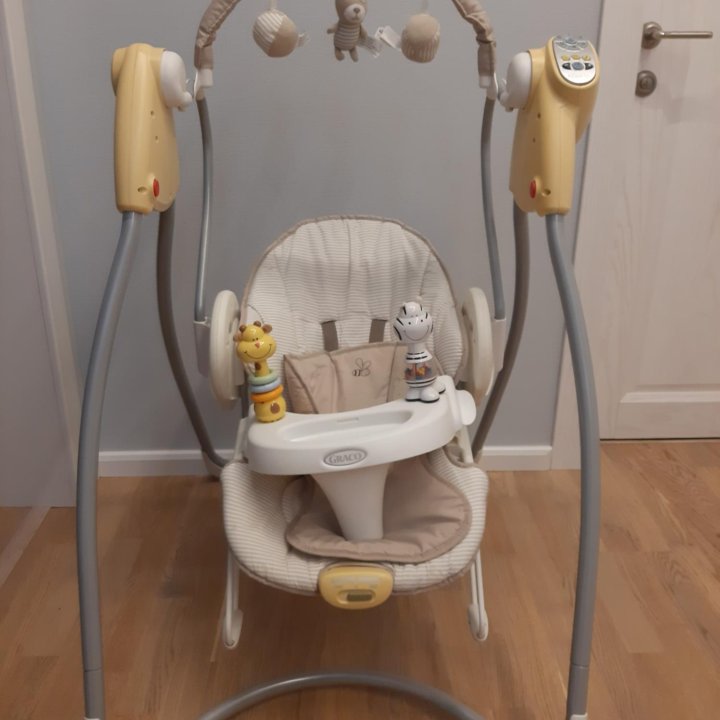 Детские качели электрические Graco Swing N'Bounce