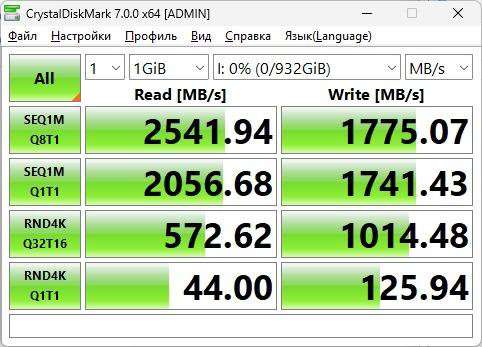 NVME 1 Tb Xray-Walram