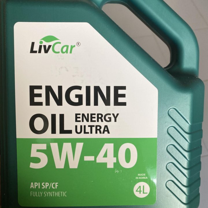 Масло Livcar 5w40 4л