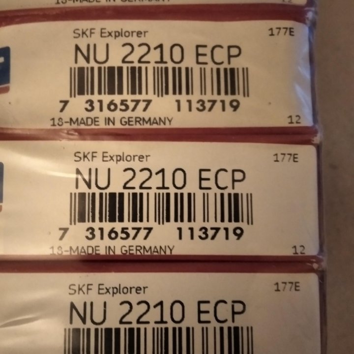 Подшипники SKF NU 2210 ECP