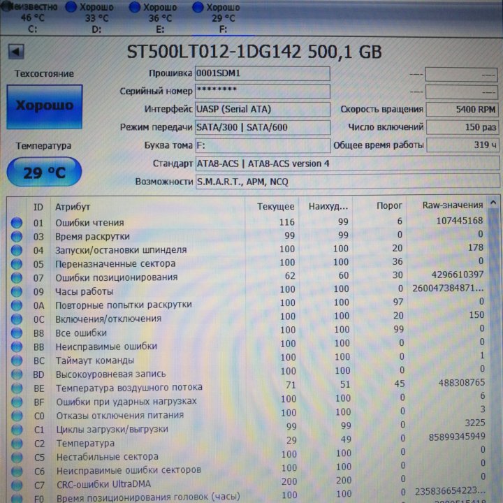 Внешний HDD Seagate 500GB