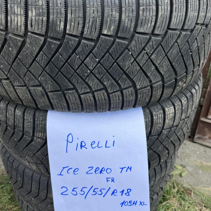 255 55 18 Pirelli Ice Zero FR зима комплект