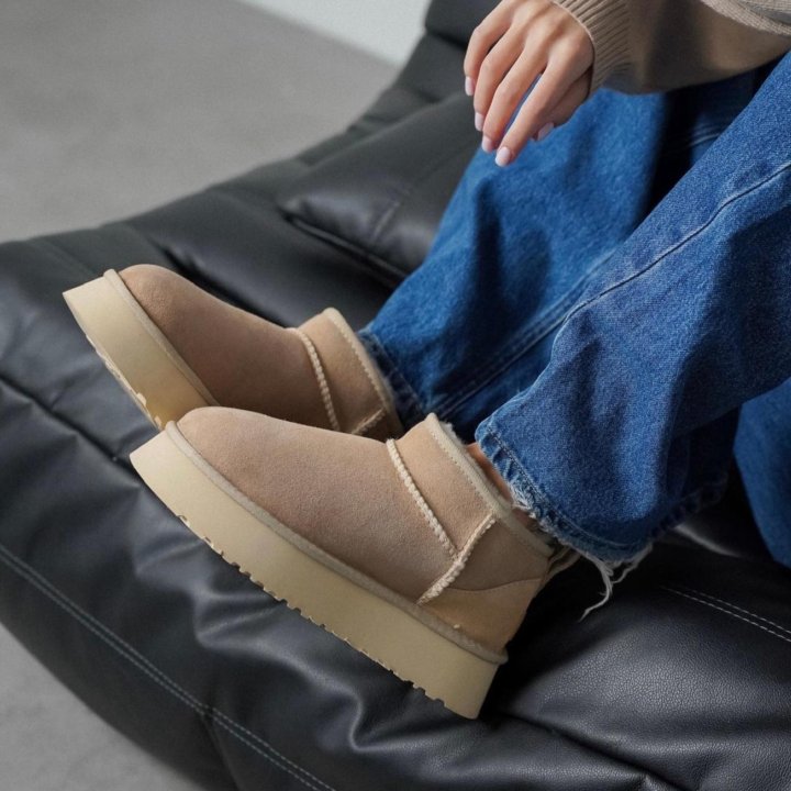 Ugg classic ultra mini platform угги на платформе