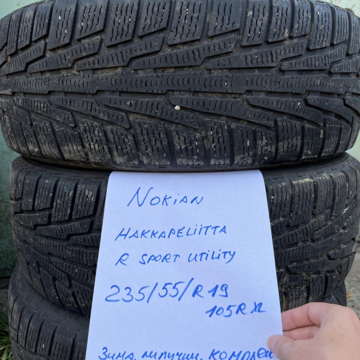 235 55 19 Nokian Hakkapeliitta R Sport Utility зим