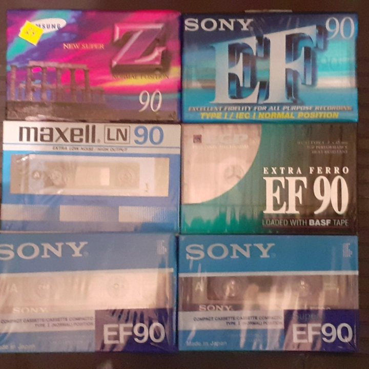 Аудиокассеты 90-х годов