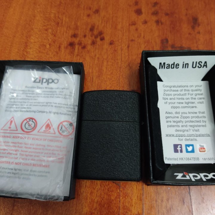 Зиппо Zippo бензиновая