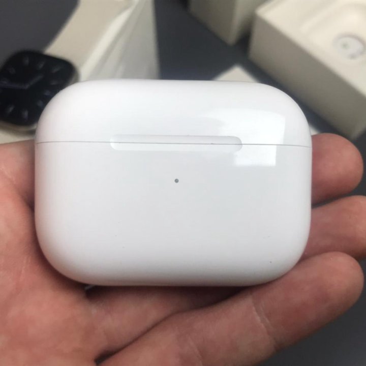 Комплект AirPods pro+Apple Watch 9 silver