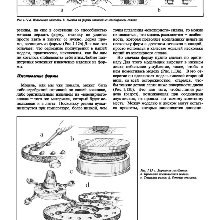 Моделирование из воска для ювелиров и скульпторов