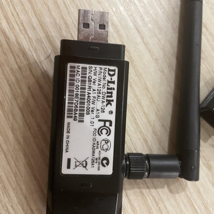 USB WiFi приемник D-Link DWA-126