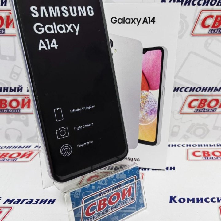 Смартфон Samsung Galaxy A14 4/64 ГБ НОВЫЙ!!!