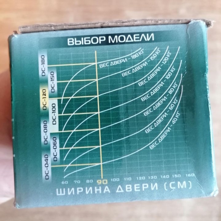 Доводчик дверной Notedo Dc-120 б у 1 день, полный