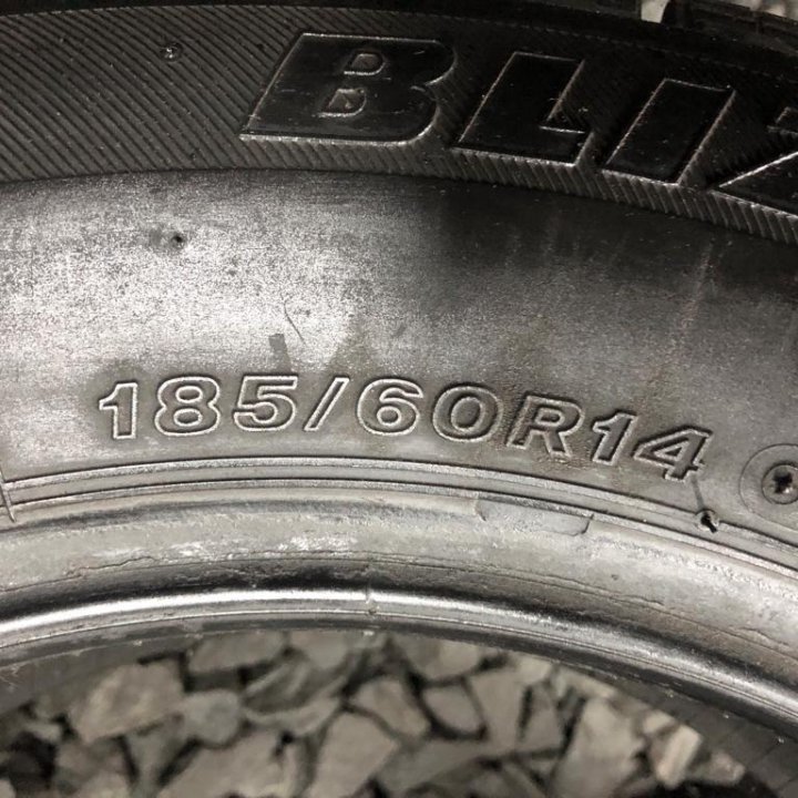 185/60/14 Bridgestone Blizzak Revo GZ. 1шт