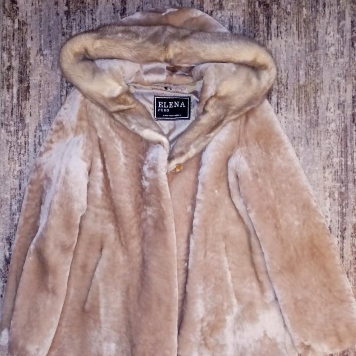 Полушубок из мутона ELENA FURS новый 48-50