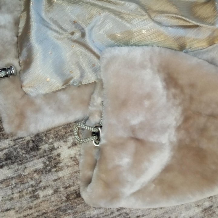 Полушубок из мутона ELENA FURS новый 48-50