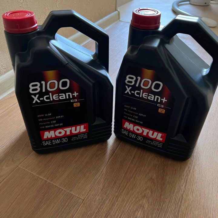 Моторное масло 5w30 motul x-clean+ и at oil 3317
