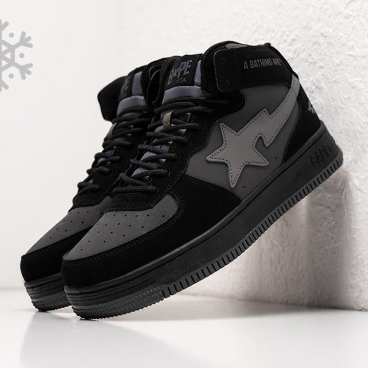 Зимние Кроссовки BAPE Sta Force 1 High