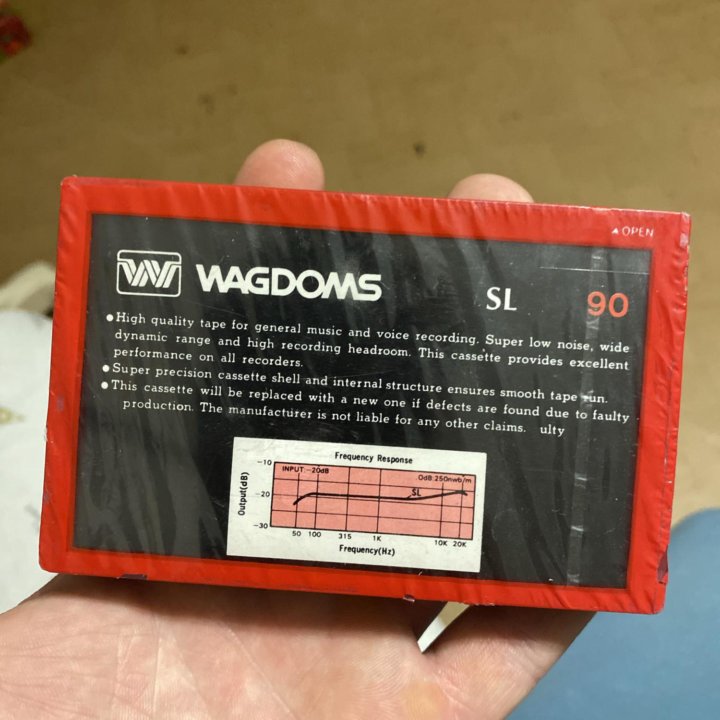 Аудиокассета WAGDOMS SL90