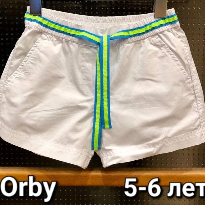 Шорты Orby для девочки 5-6 лет 116 см (новые)