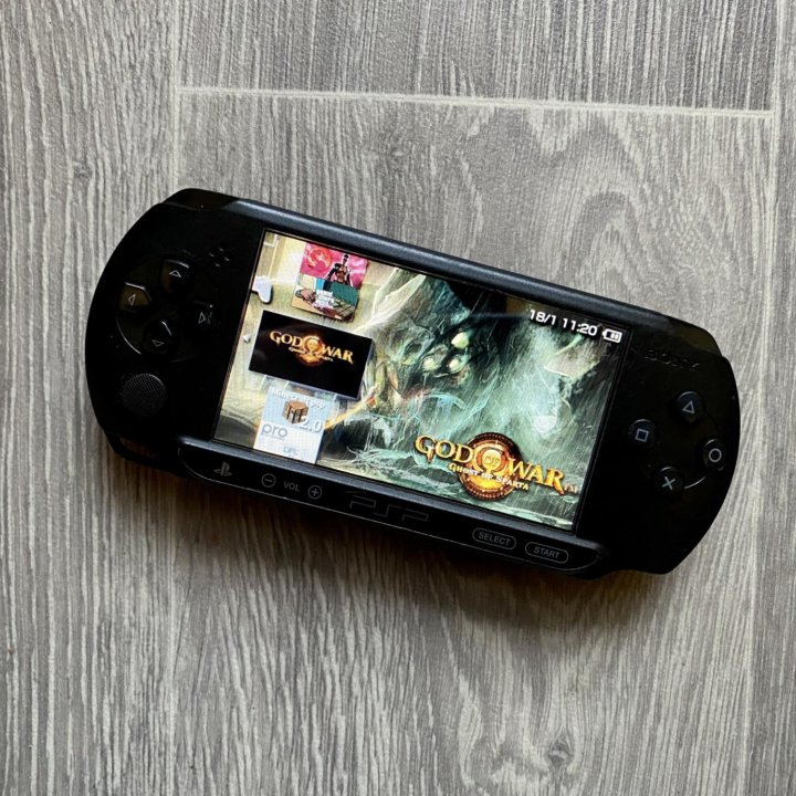 Sony PSP E1008 Street \ Black \ 17 Игр