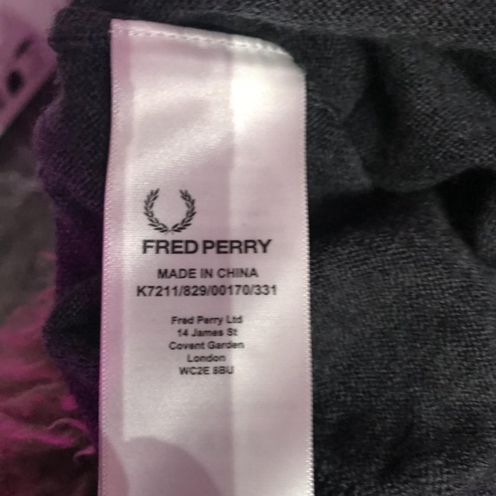 Свитер джемпер муж Fred Perry