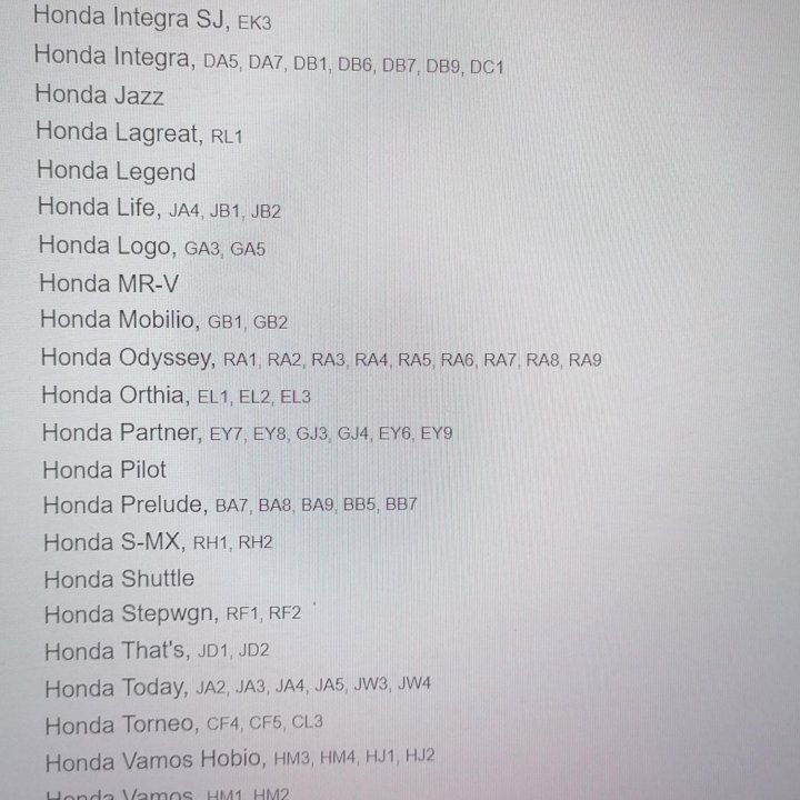 Свечи Honda, Hyundai, Kia, Mazda, Nissan, To