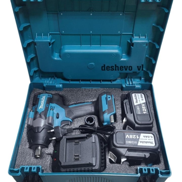 Гайковерт MAKITA 880Нм аккумуляторный+2акб 128Vf