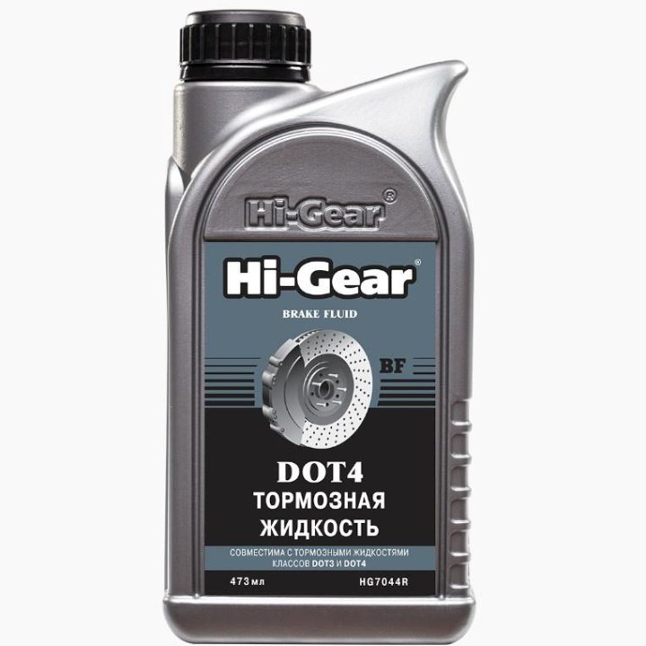 Тормозная жидкость Hi-Gear DOT4 473мл HG7044R