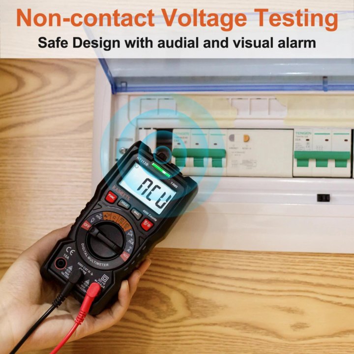 Цифровой мультиметр kaiweets HT113B T-RMS с NCV