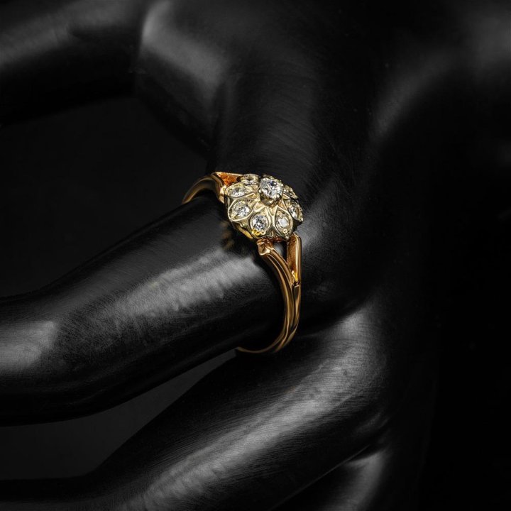 Золотое кольцо 19 размер