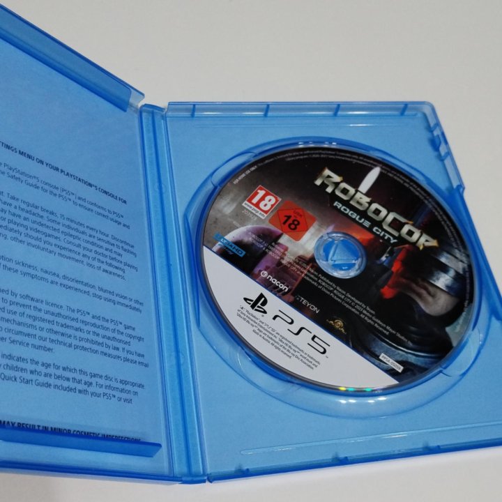 Игра на диске RoboCop: Rogue City для PS5