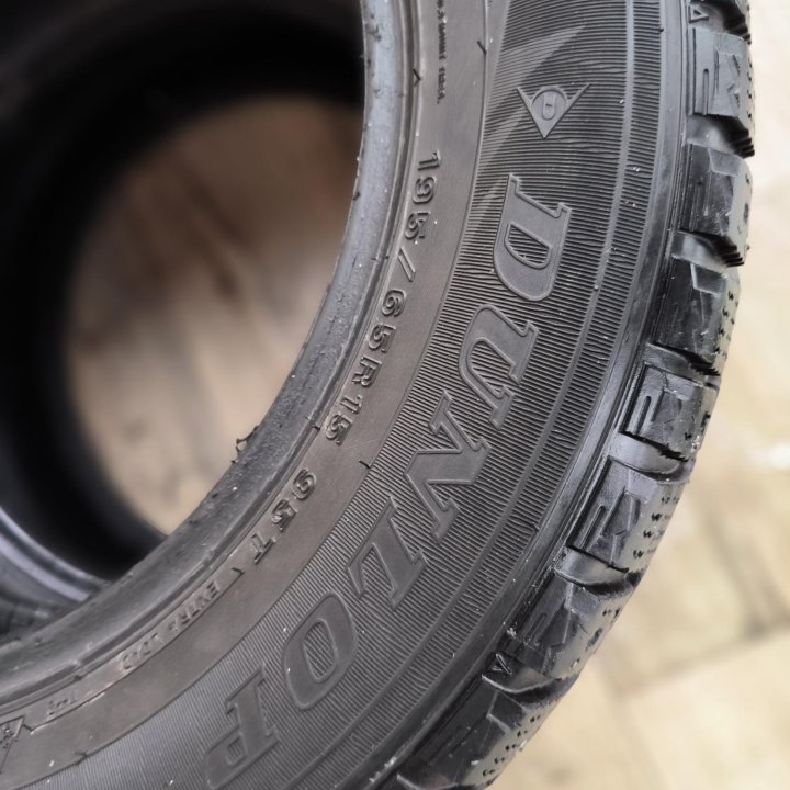 195/65/15, Dunlop Winter Ice 02, 2 шт