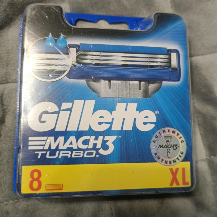 Кассеты gillette mach3 8 шт