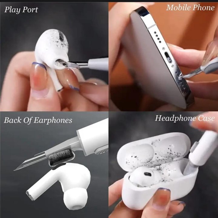 Новая Ручка щетка для чистки наушников AirPods