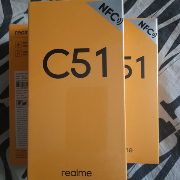 Realme C51 ,4/128 в заводской упаковке