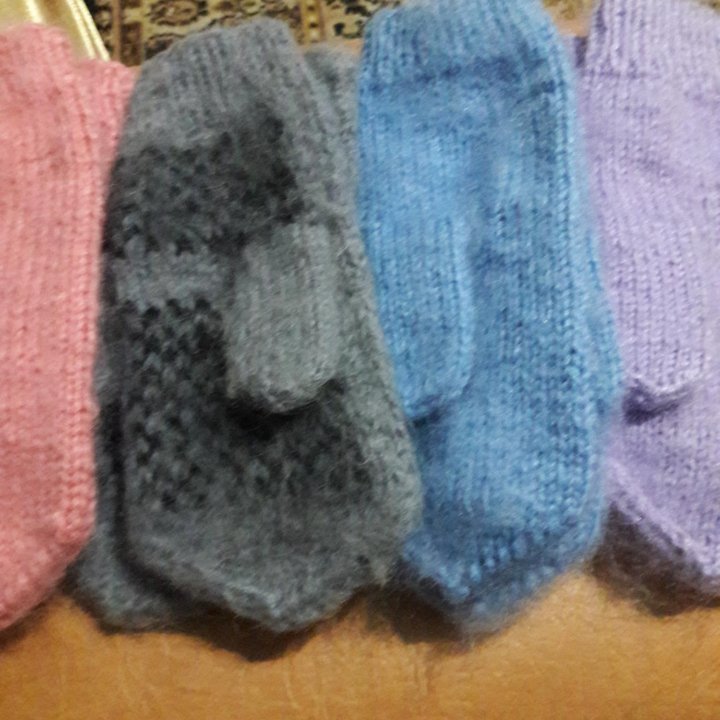 цветные варежки