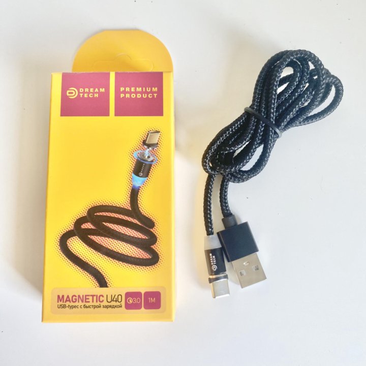 Магнитный кабель usb - type c новый