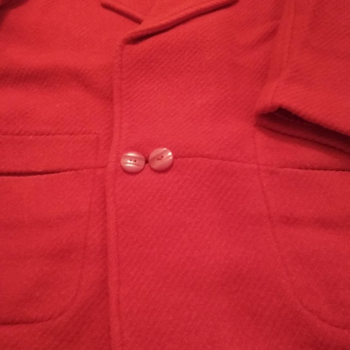 Полупальто шерстяное