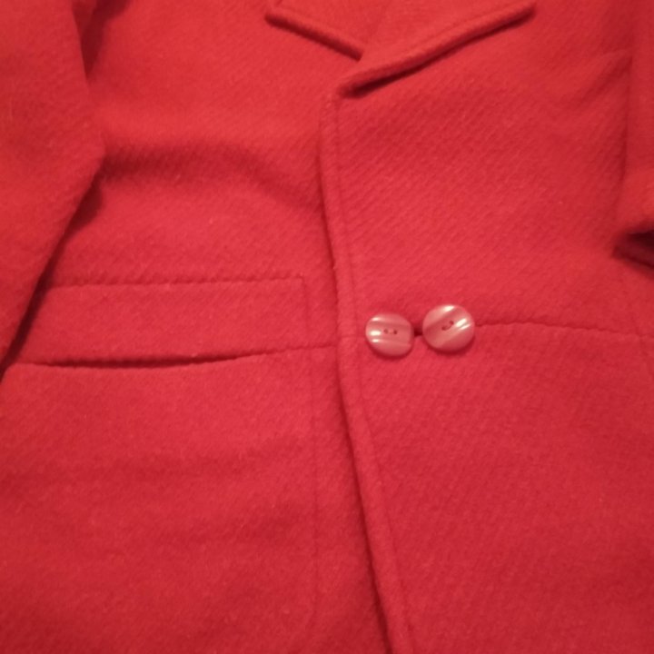 Полупальто шерстяное