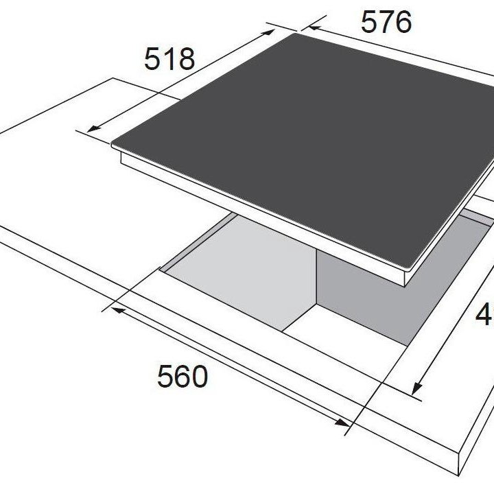 Индукционная варочная панель Hansa BHI68510