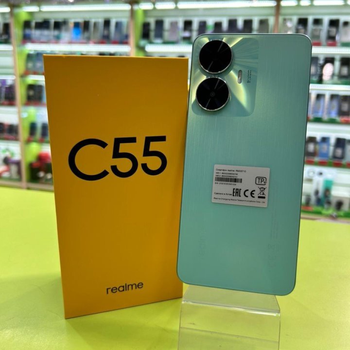 Realme C55 8/256Gb 64Мпикс 5000mAh 6.72