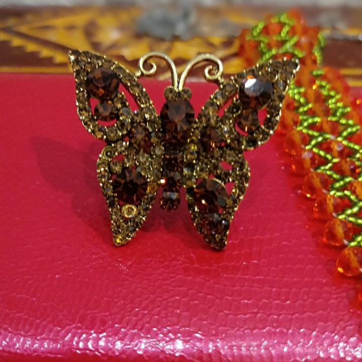 Кольцо бабочка